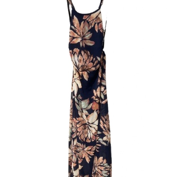 NWOT Lulus Adventure Seeker Floral Backless Maxi Dress Size Small - Picture 2 of 7